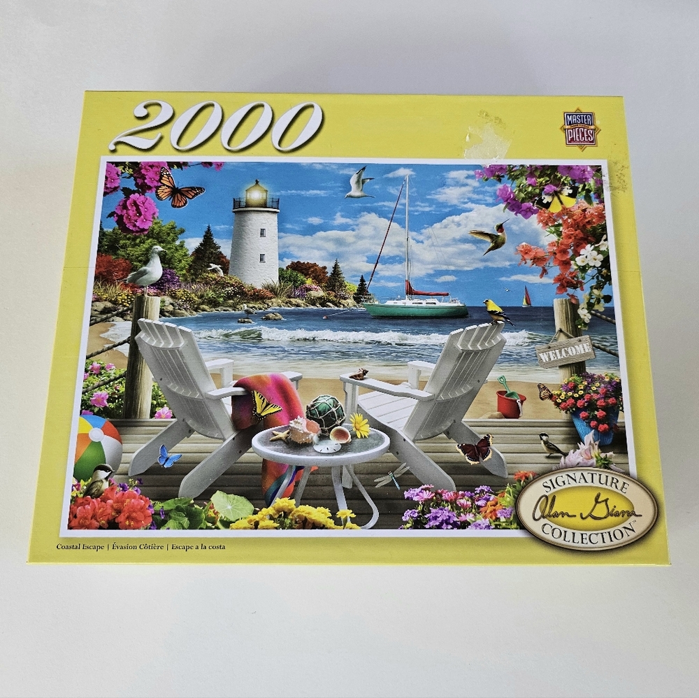 Coastal Escape Signature Collection Alan Giana 2000 Jigsaw Puzzle Master Pieces